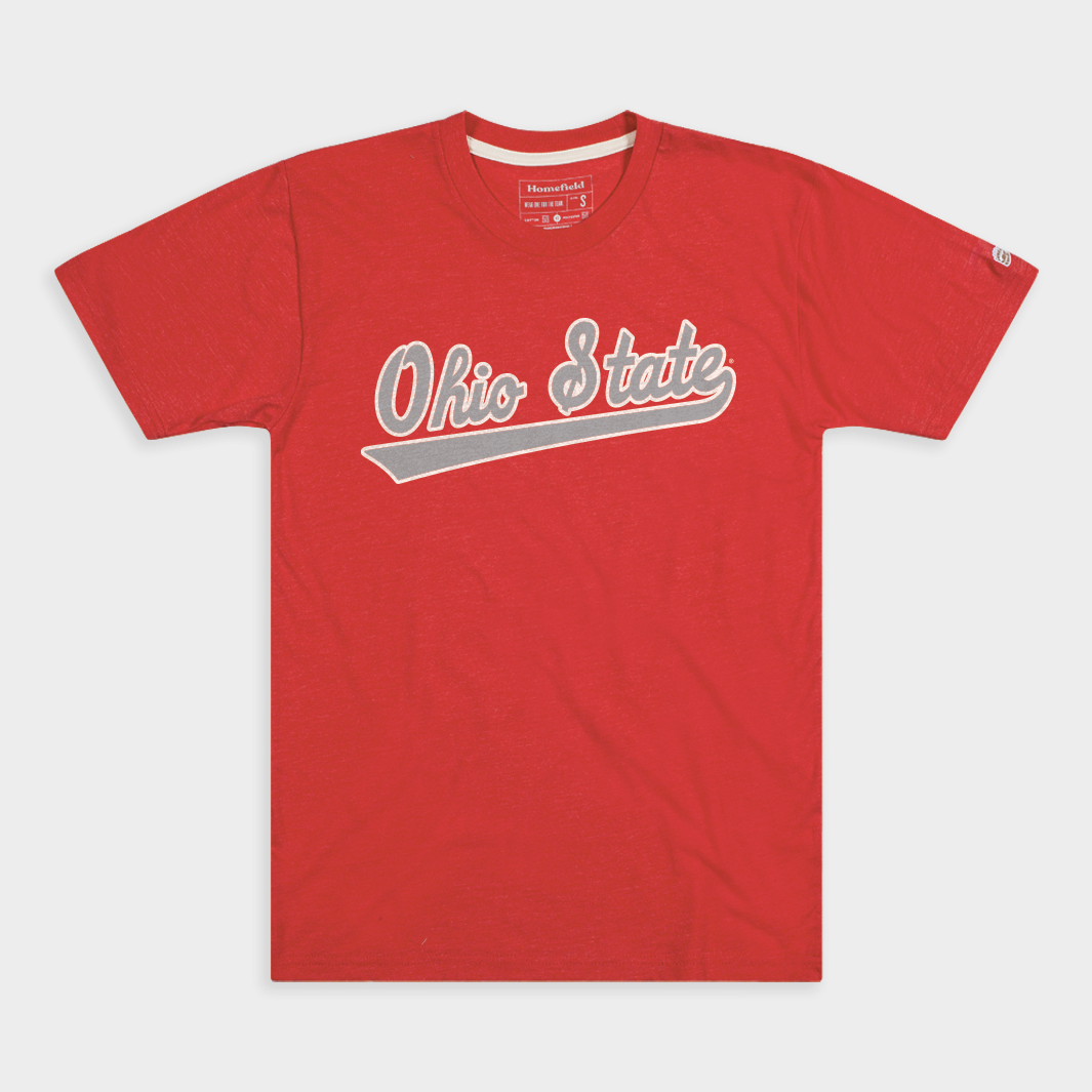 Ohio State Baseball Script Tee