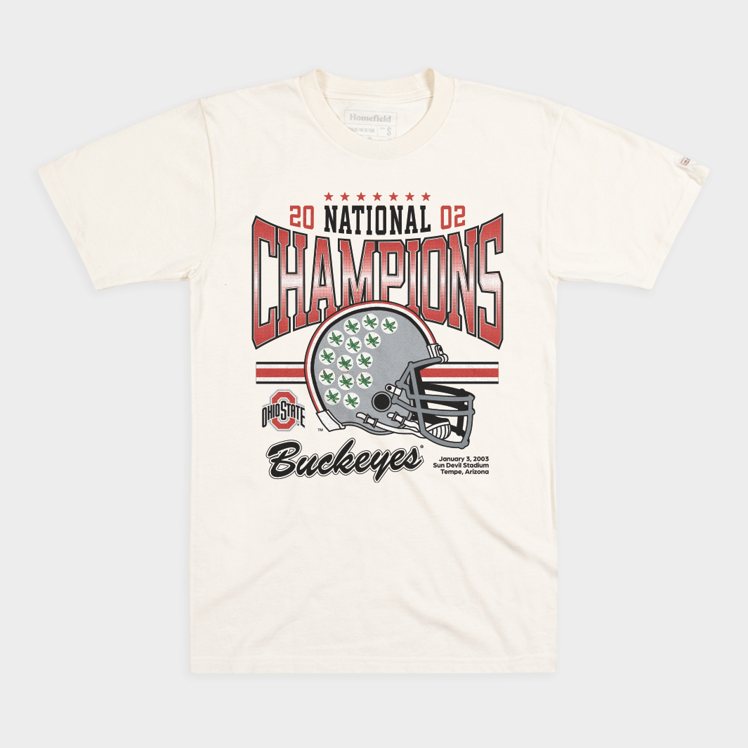 Ohio State Buckeyes Football 2002 National Champions Tee