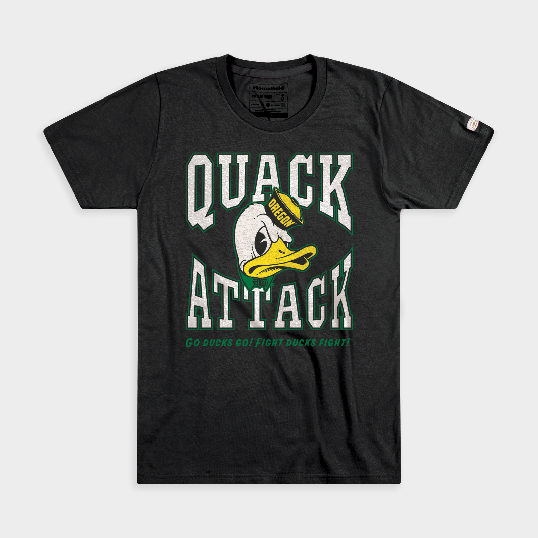 Oregon Ducks "Quack Attack" Vintage Logo Tee