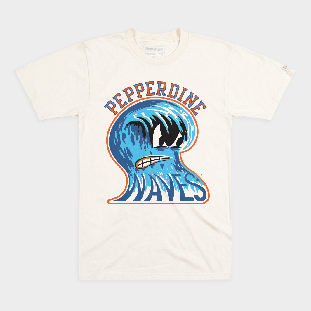 Pepperdine Waves Vintage Angry Wave Tee