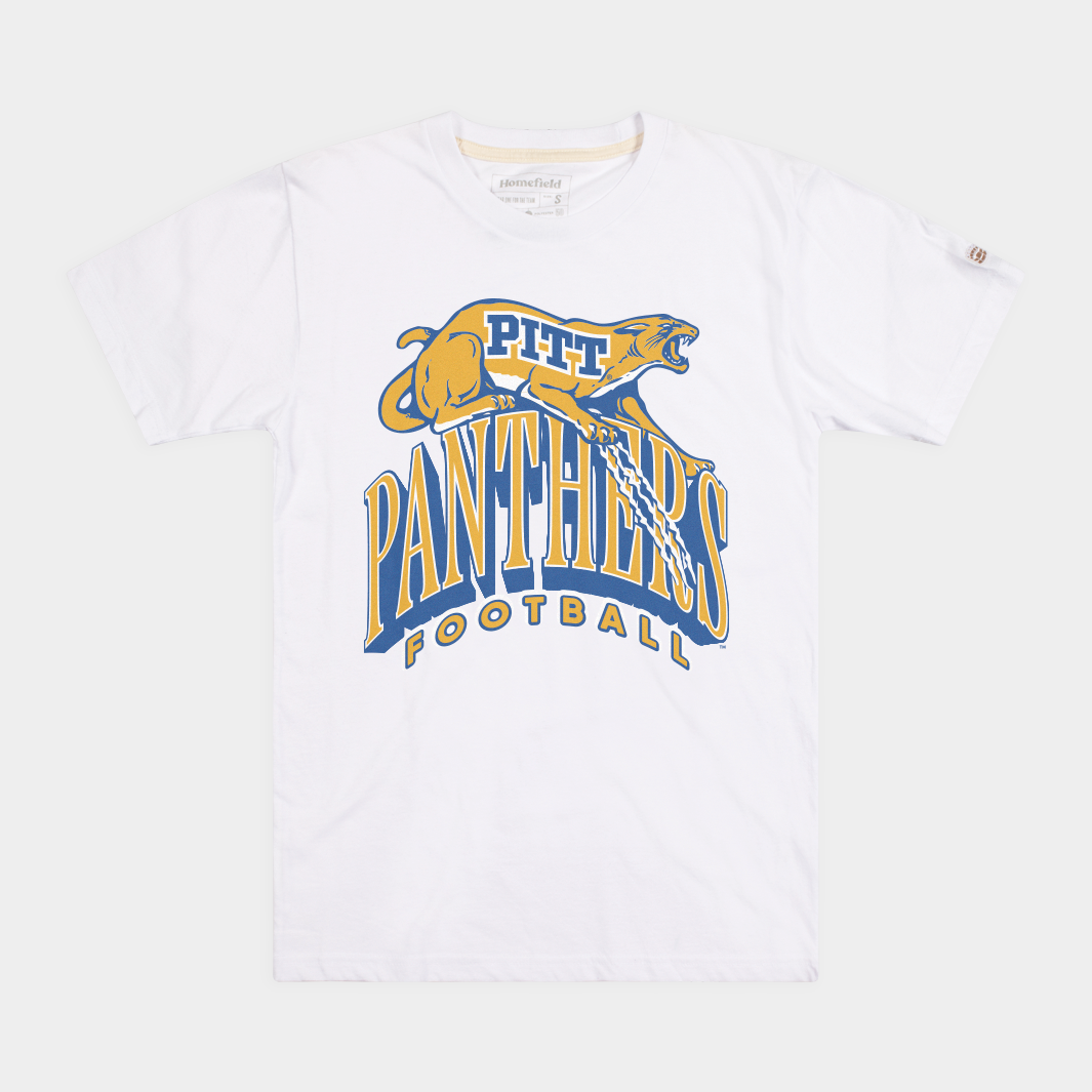 Vintage Pitt Panthers Football Logo Tee