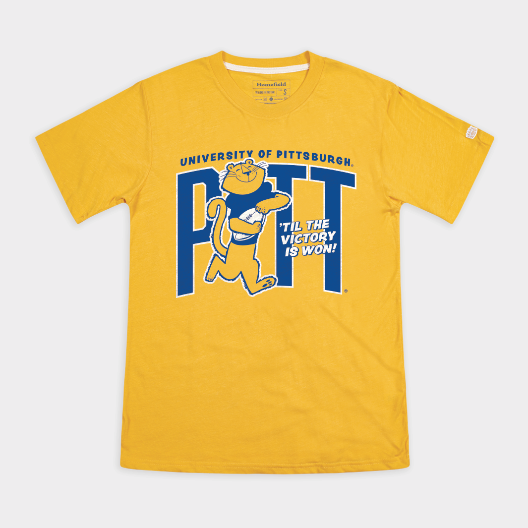 Retro Pitt Football "'Til the Victory is Won!" Tee