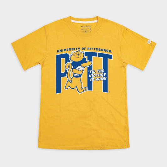 Retro Pitt Football "'Til the Victory is Won!" Tee