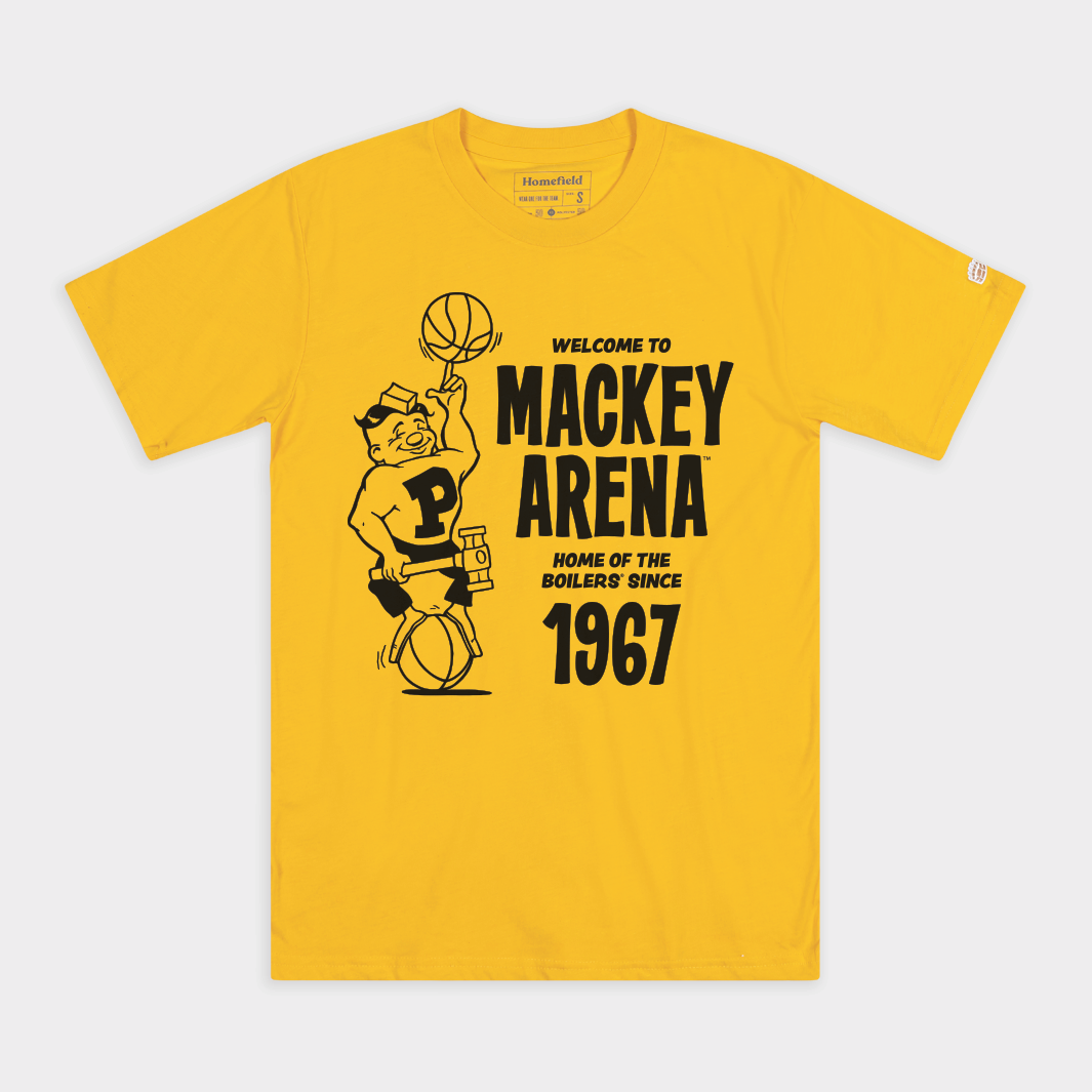 Vintage 1970s Purdue Pete Mackey Arena Tee