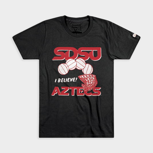 SDSU Aztecs Basketball Retro Tee