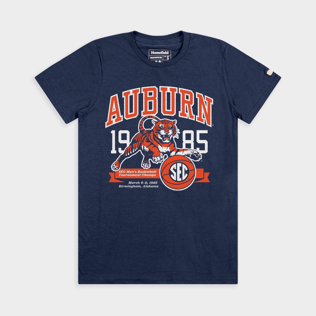 Auburn Men's Basketball 1985 SEC Tournament Champs Tee