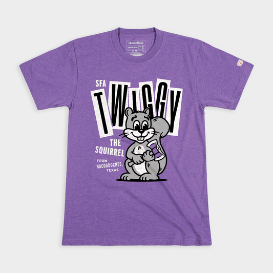 Stephen F. Austin Twiggy the Campus Squirrel Tee