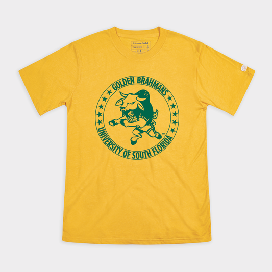 South Florida Vintage Golden Brahmans Tee