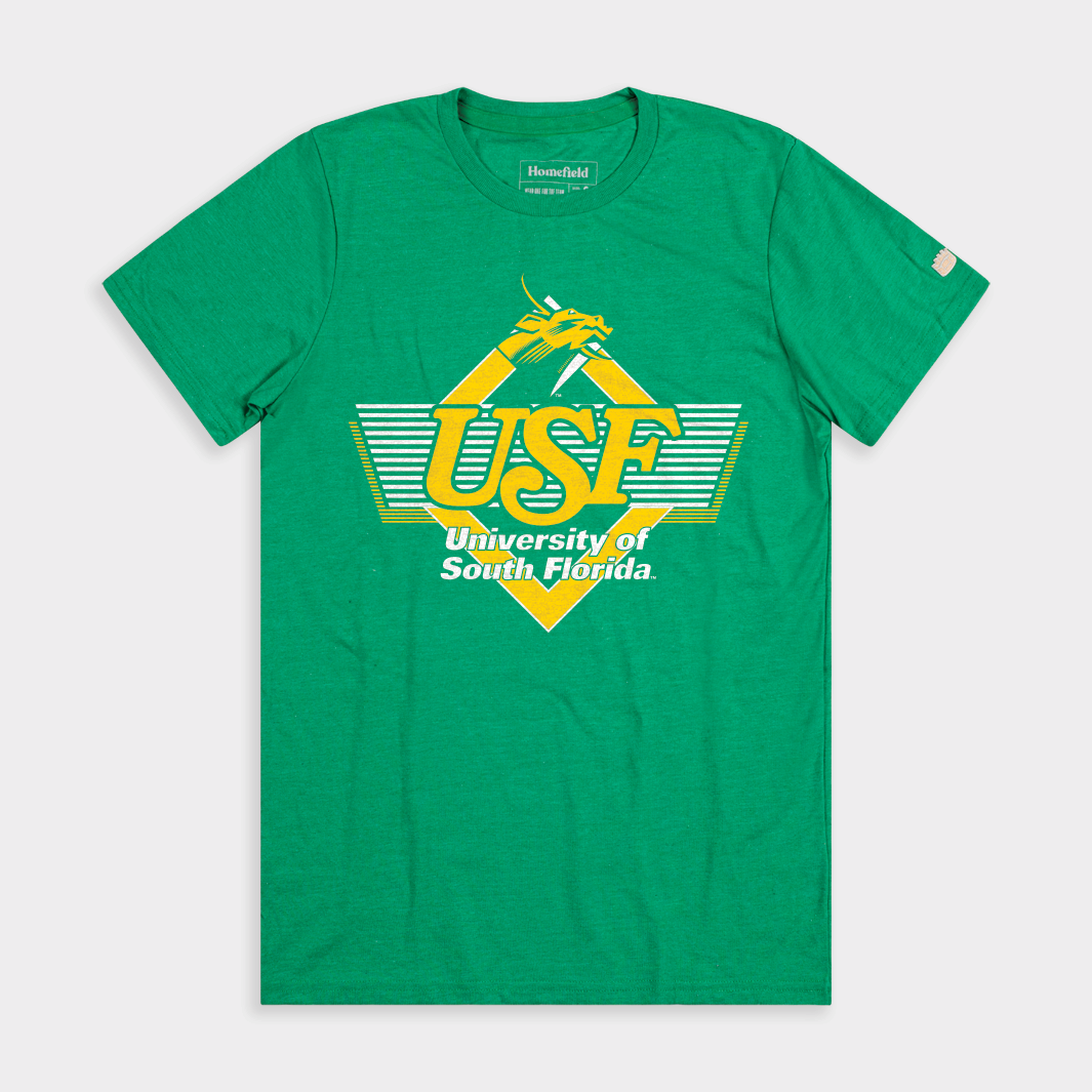 South Florida USF Bulls Golden Brahman Logo Tee