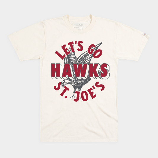 Saint Joseph's "Let's Go Hawks" Vintage Tee