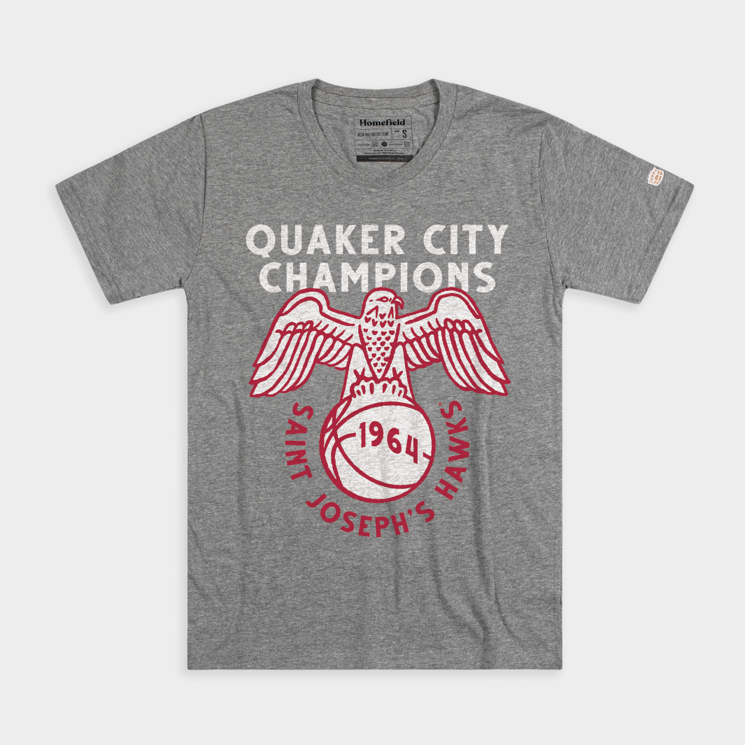 Saint Joseph's Hawks 1964 Quaker City Tournament Tee