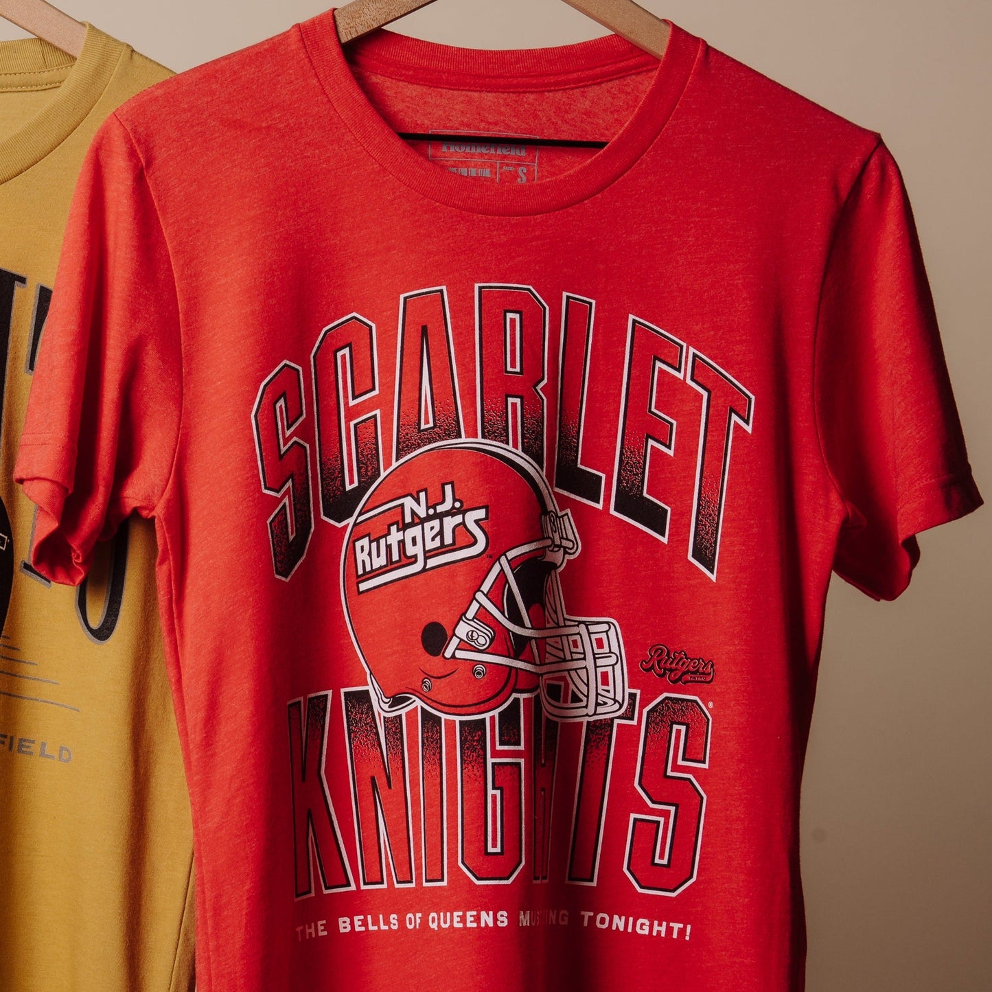 Rutgers Football Retro Logo Helmet Tee