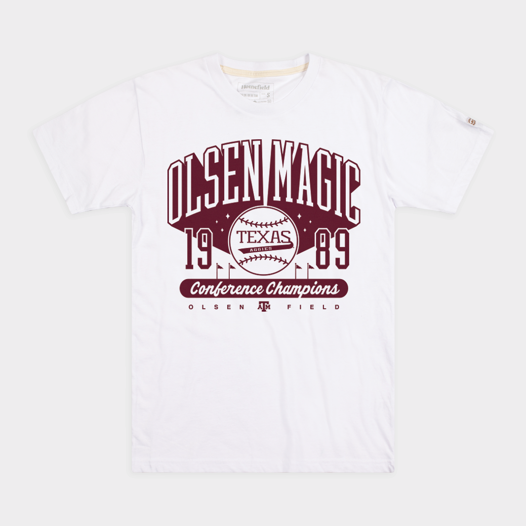 Texas A&M "Olsen Magic" Baseball 1989 Champs Tee