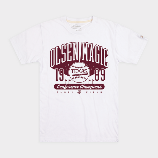 Texas A&M "Olsen Magic" Baseball 1989 Champs Tee