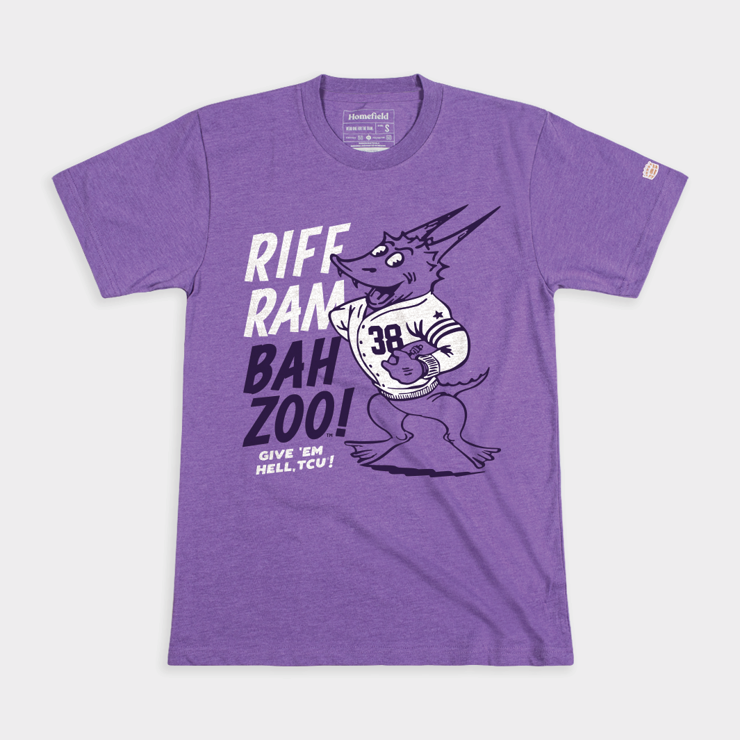 Riff Ram Bah Zoo Vintage TCU Cheer Tee