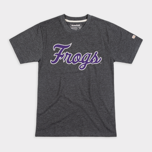 TCU Frogs Baseball Script Tee