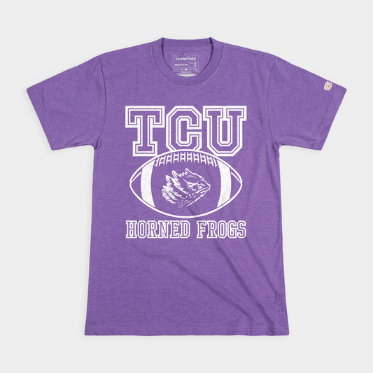 TCU Horned Frogs Retro Football Tee