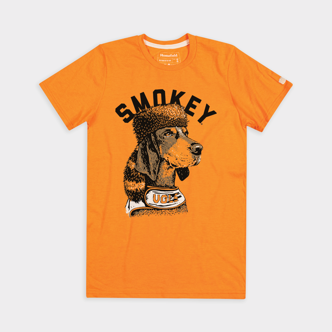 Tennessee Volunteers Smokey Mascot Illustration Tee