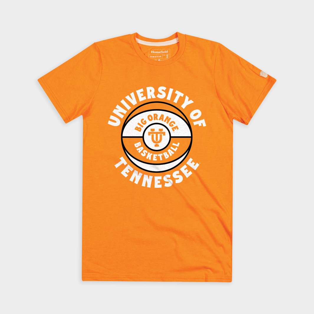 Big Orange Basketball Vintage Tennessee Tee
