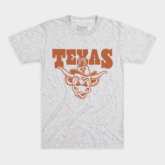 Retro Texas Longhorns Ash Tee