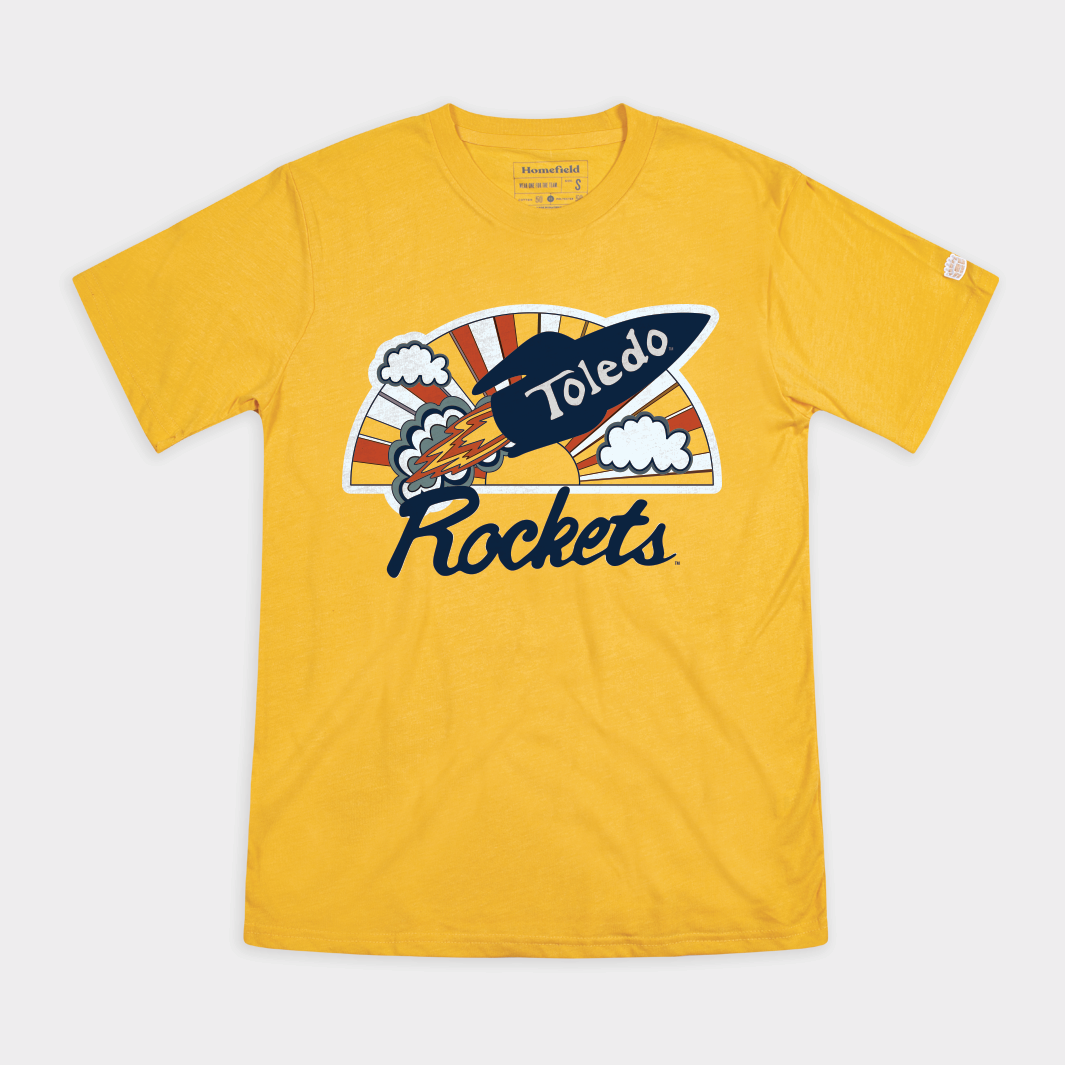Toledo Rockets Vintage Logo and Script Tee