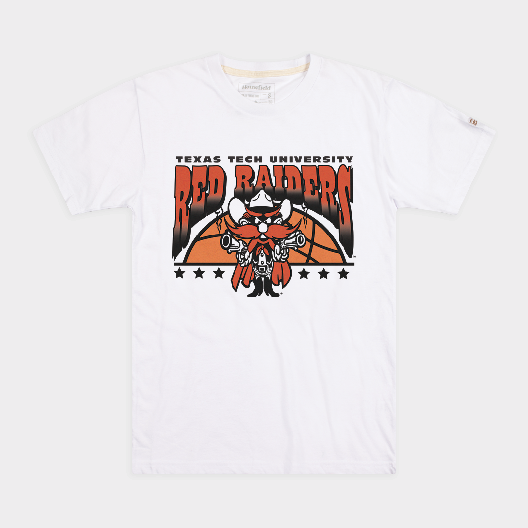 Retro Texas Tech Basketball Tee