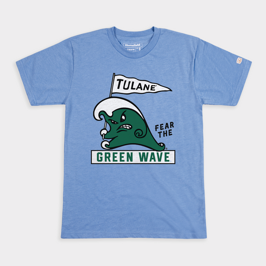 Retro Tulane Green Wave Shirt