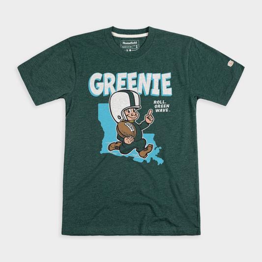 Tulane Green Wave Greenie Throwback Tee