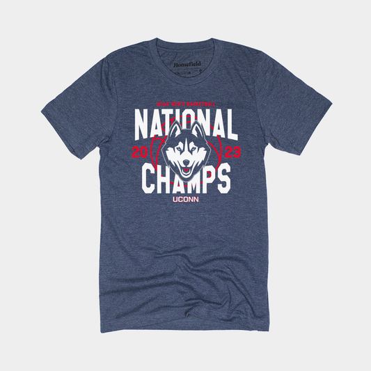 UConn Men's Basketball 2023 NCAA Champs Tee