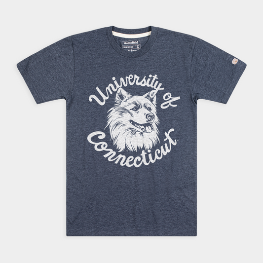 UConn Vintage Husky Logo Tee