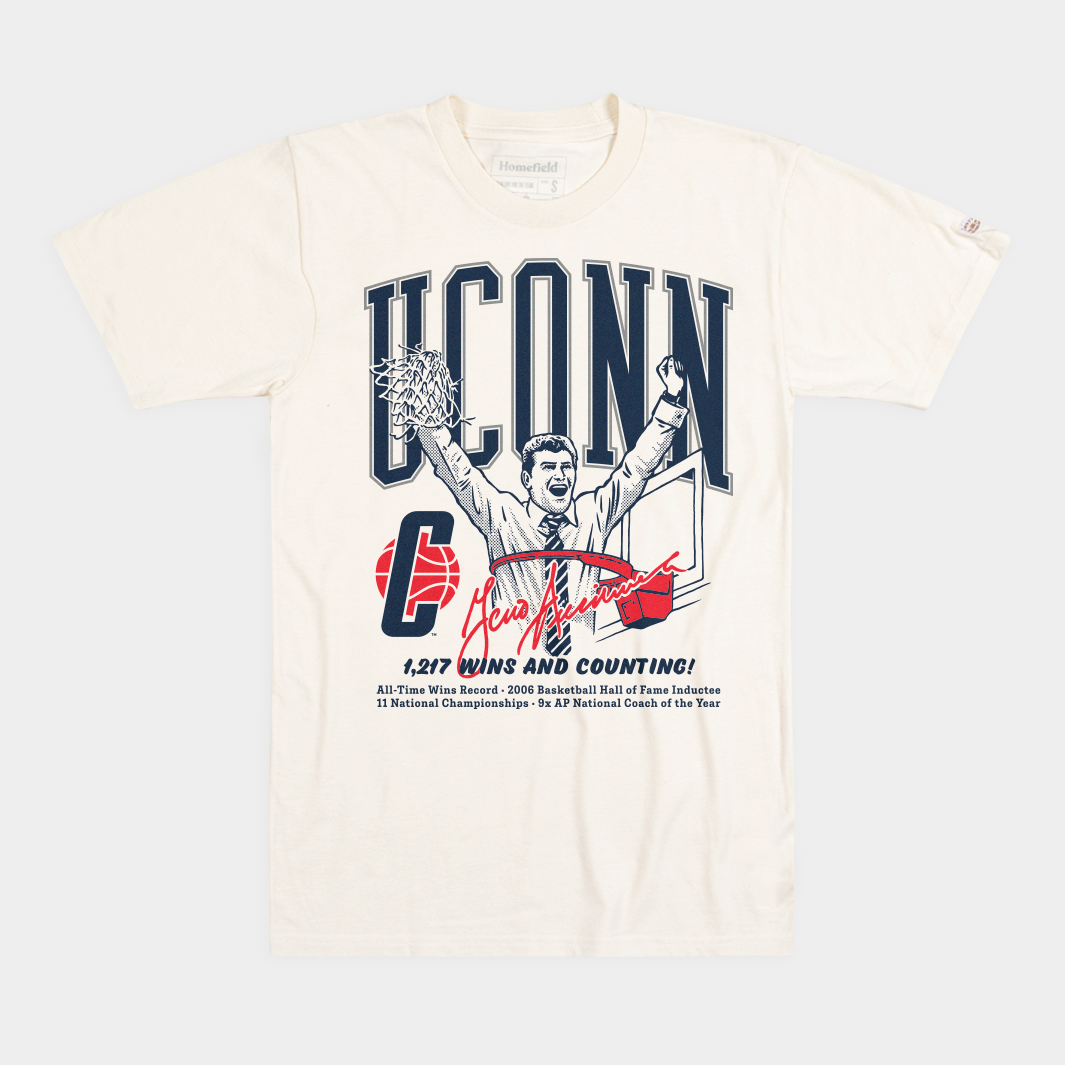 Geno Auriemma Win Record Tee