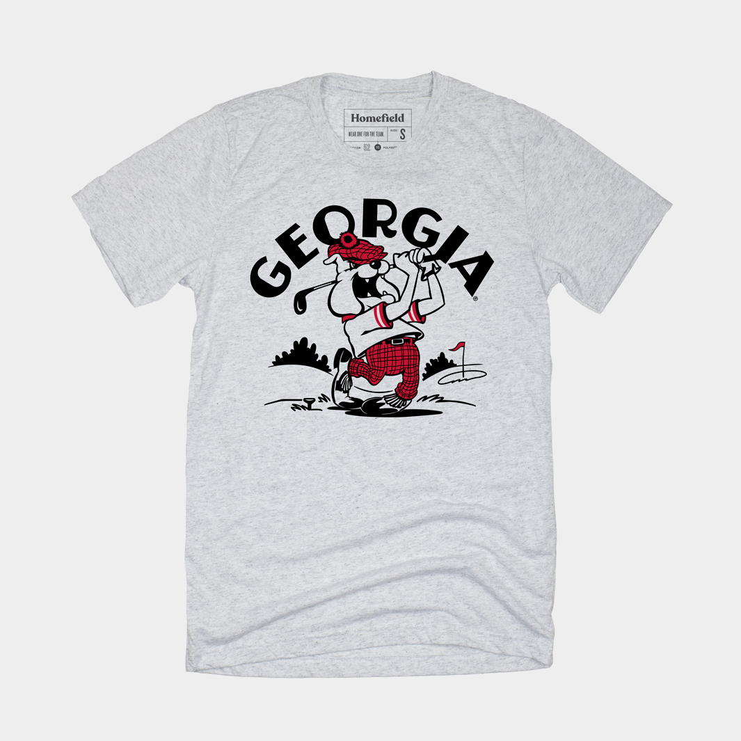 Retro Georgia Bulldogs Golf Tee