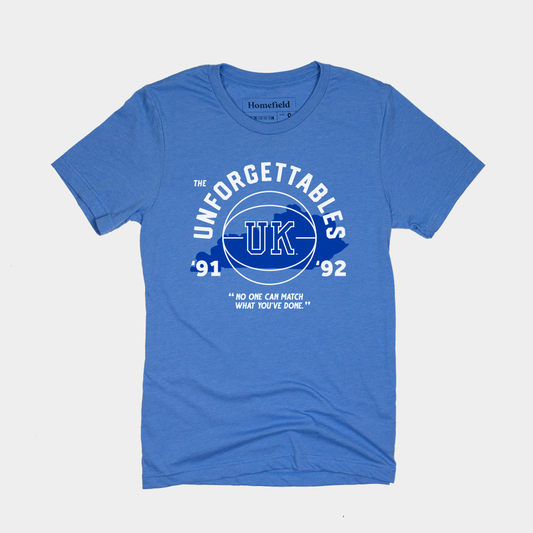 Kentucky Unforgettables Retro Basketball Tee