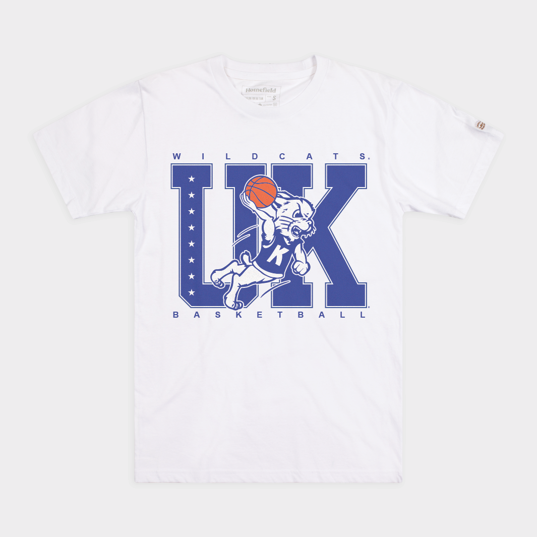 Kentucky Wildcats Basketball 8-Star Vintage Tee