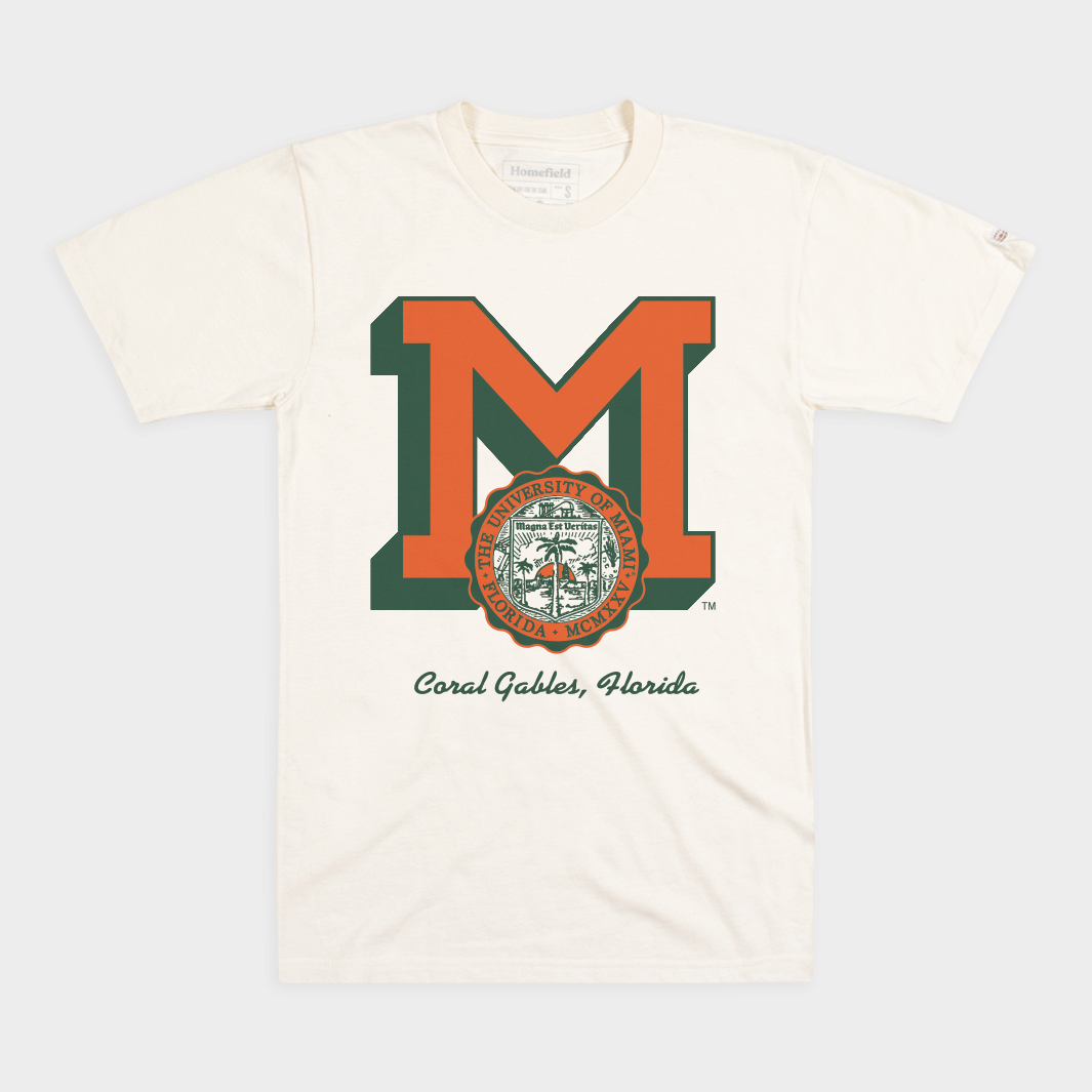 University of Miami Centennial Seal Tee