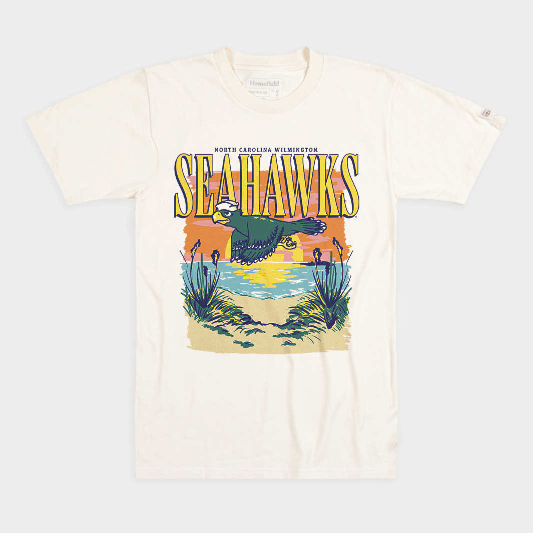 UNC Wilmington Seahawks Throwback Tee