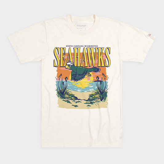 UNC Wilmington Seahawks Throwback Tee