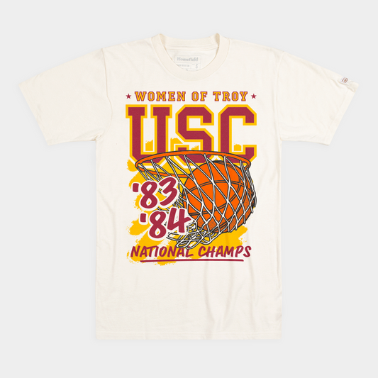 USC Women's Basketball 1983 and 1984 National Champions Tee