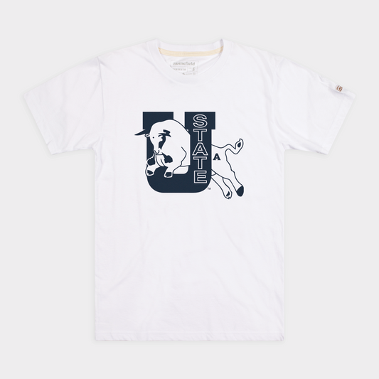 Retro Utah State Aggies Logo Tee