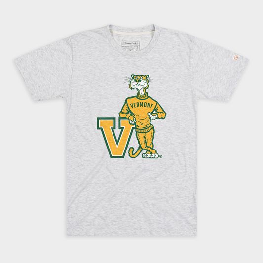 Vermont Catamounts Vintage Charlie Tee