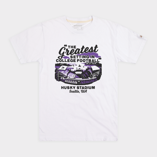 “The Greatest Setting in College Football” Husky Stadium Tee