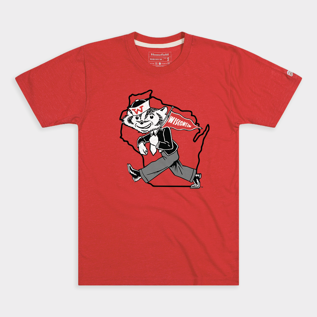 Vintage Freshman Bucky Badger Tee