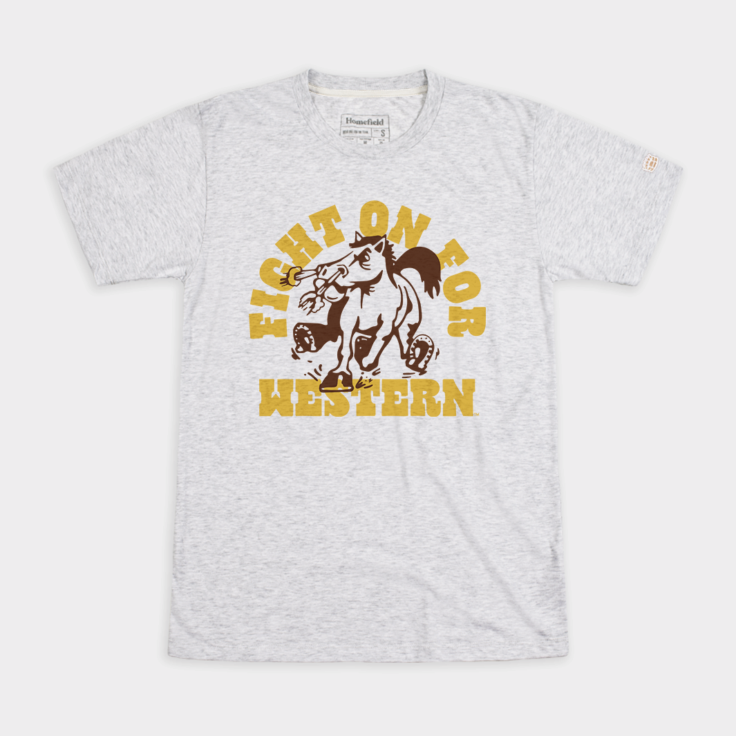Vintage Fight on for Western Tee