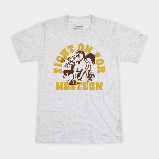 Vintage Fight on for Western Tee