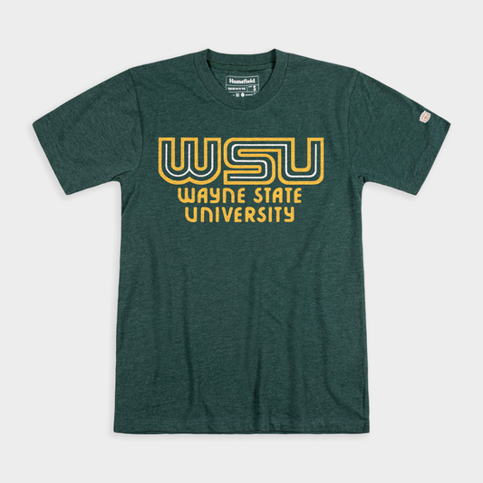 Wayne State WSU Vintage Wordmark Tee