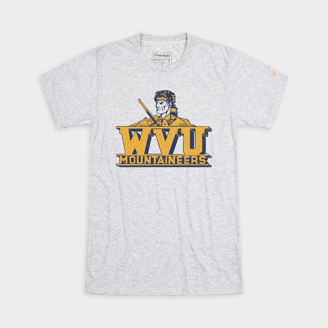 Vintage Block WVU Mountaineers Tee