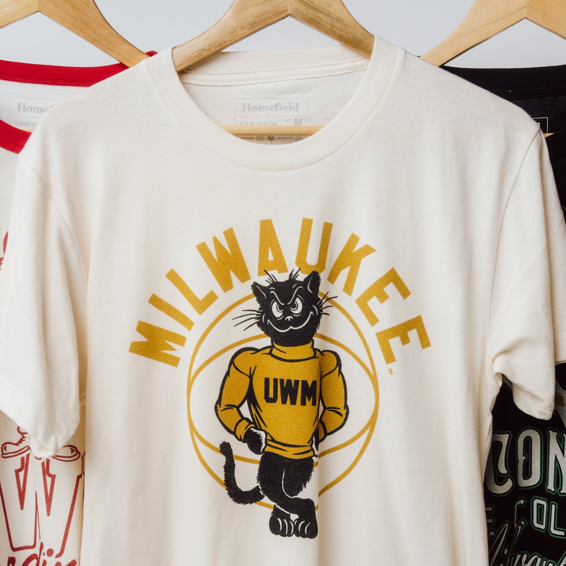 Milwaukee Panthers Vintage Panther Basketball Tee