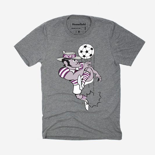 Vintage Ace Purple Soccer Tee