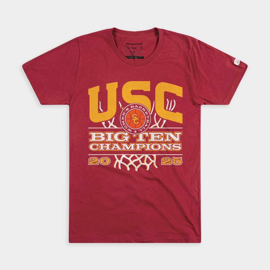 USC Women's Basketball 2025 Big Ten Champs Tee