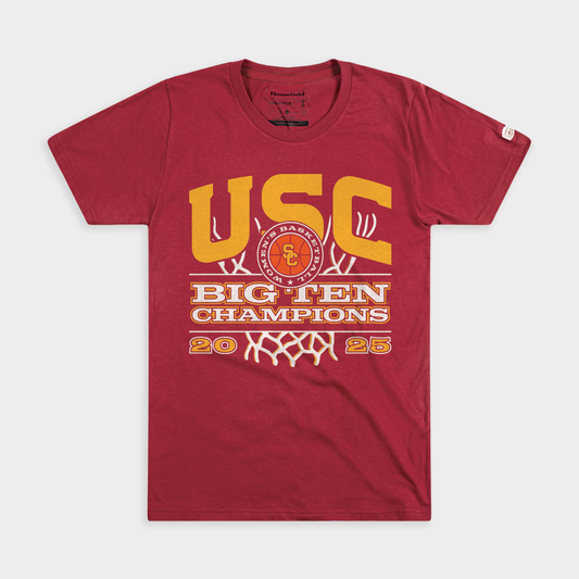 USC Women's Basketball 2025 Big Ten Champs Tee